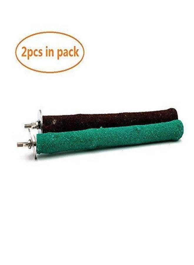 Western Era Set of 2 Safe Wood Sand Perch/Stand/Toy for Birds (Light Weight) (Size - 6") - Image 3